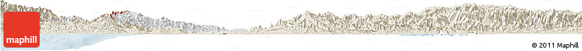 Classic Style Horizon Map of Zulia
