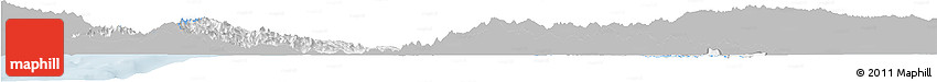 Gray Horizon Map of Zulia, single color outside
