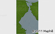 Physical 3D Map of Isla, darken