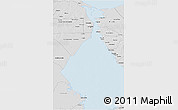 Silver Style 3D Map of Isla