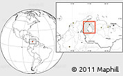 Blank Location Map of Isla, highlighted parent region