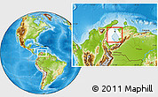 Physical Location Map of Isla, highlighted parent region
