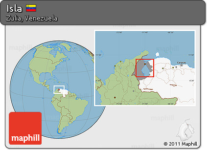 Savanna Style Location Map of Isla, highlighted country, highlighted parent region