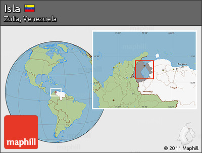 Savanna Style Location Map of Isla, highlighted country, highlighted parent region