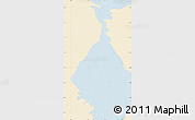 Classic Style Map of Isla, single color outside