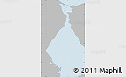 Gray Map of Isla, single color outside