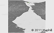 Physical Panoramic Map of Isla, desaturated