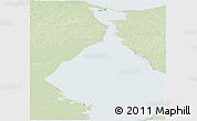 Physical Panoramic Map of Isla, lighten
