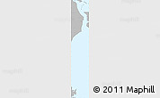 Gray Simple Map of Isla