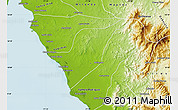 Physical Map of Lagunillas