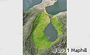 Satellite Map of Zulia, semi-desaturated