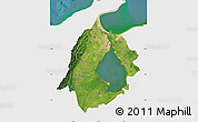 Satellite Map of Zulia, single color outside