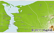Physical 3D Map of Miranda