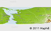 Physical Panoramic Map of Miranda