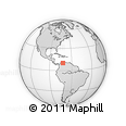 Outline Map of Zulia