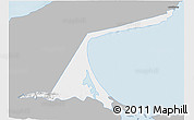 Gray 3D Map of Paez, single color outside