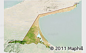 Satellite 3D Map of Paez, lighten