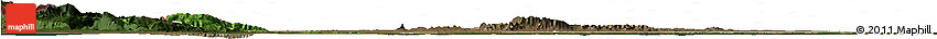 Satellite Horizon Map of Paez, darken