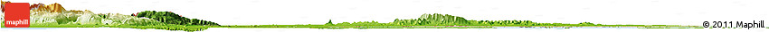 Satellite Horizon Map of Paez, physical outside