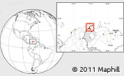 Blank Location Map of Paez, highlighted parent region