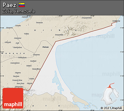 Classic Style Map of Paez