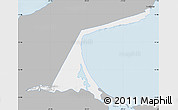 Gray Map of Paez, single color outside