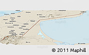 Shaded Relief Panoramic Map of Paez
