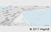 Silver Style Panoramic Map of Paez