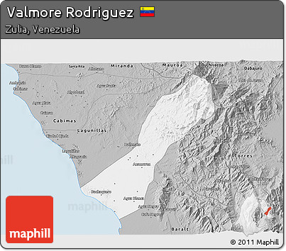 Gray 3D Map of Valmore Rodriguez
