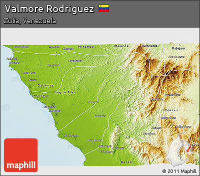 Physical 3D Map of Valmore Rodriguez
