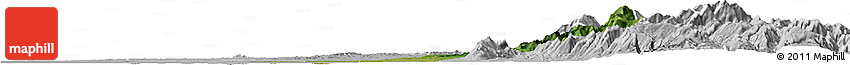 Satellite Horizon Map of Valmore Rodriguez, lighten, desaturated