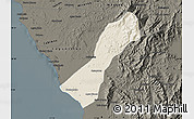 Shaded Relief Map of Valmore Rodriguez, darken