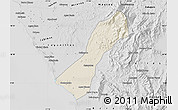 Shaded Relief Map of Valmore Rodriguez, desaturated