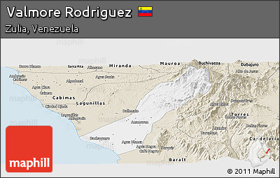 Classic Style Panoramic Map of Valmore Rodriguez