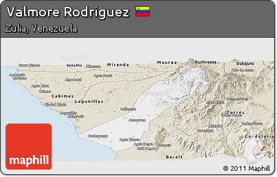 Classic Style Panoramic Map of Valmore Rodriguez