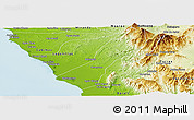 Physical Panoramic Map of Valmore Rodriguez