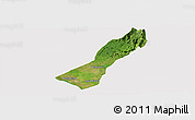 Satellite Panoramic Map of Valmore Rodriguez, cropped outside