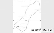Blank Simple Map of Valmore Rodriguez, cropped outside