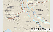 Shaded Relief 3D Map of An Giang