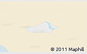 Classic Style 3D Map of Chau Thanh, single color outside