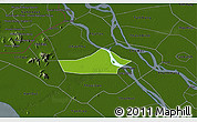 Physical 3D Map of Chau Thanh, darken