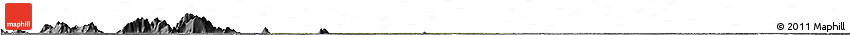 Satellite Horizon Map of Chau Thanh, desaturated