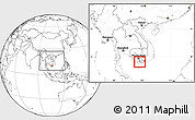Blank Location Map of Chau Thanh, within the entire country
