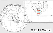 Blank Location Map of Chau Thanh