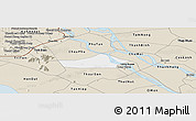 Classic Style Panoramic Map of Chau Thanh