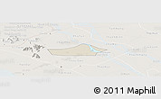 Shaded Relief Panoramic Map of Chau Thanh, lighten