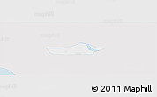 Silver Style Panoramic Map of Chau Thanh, single color outside
