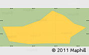 Savanna Style Simple Map of Chau Thanh, single color outside