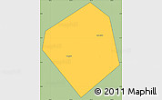 Savanna Style Simple Map of Long Xuyen, cropped outside