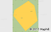 Savanna Style Simple Map of Long Xuyen, single color outside